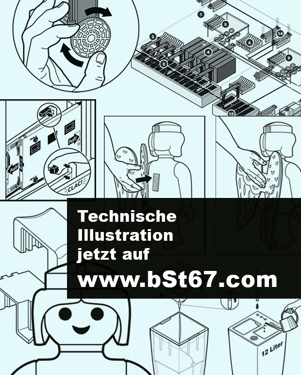 neue Website für technische Illustration